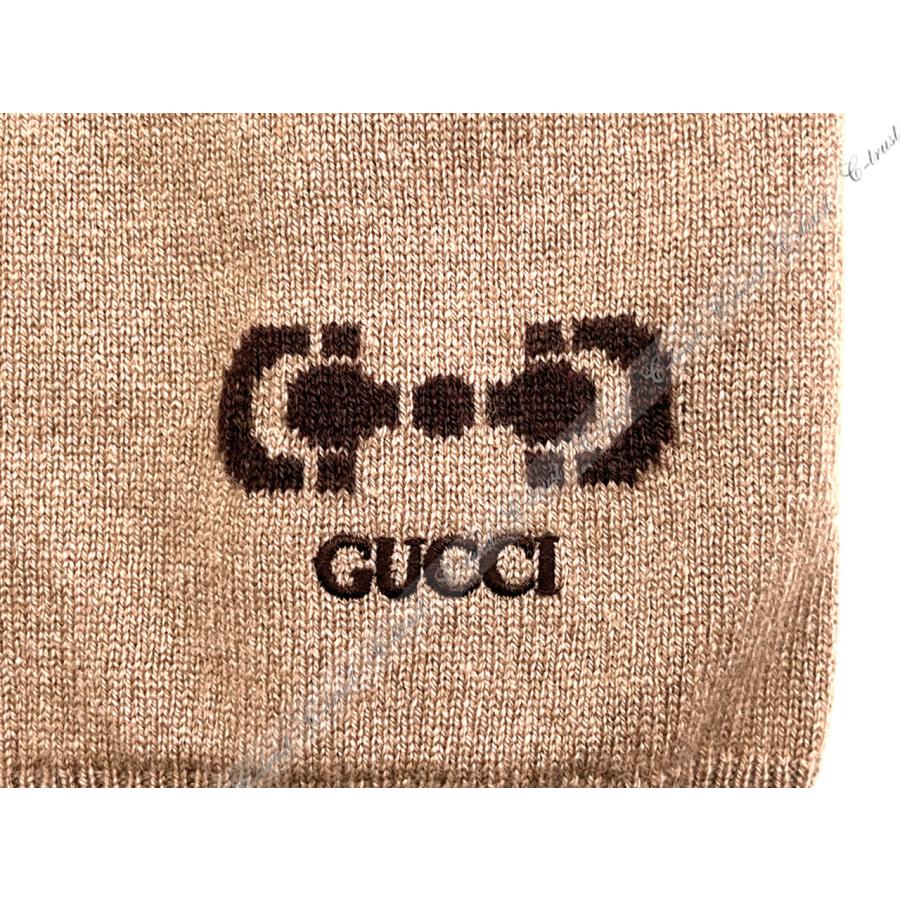 L823- GUCCI グッチ カーディガン ニット ホースビット トップス Vネック メンズ ロゴ イタリア製 新品の画像