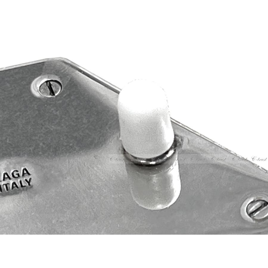 L887-90.. BALENCIAGA バレンシアガ ベルト BB MOTO LOGO BELT シルバー カーフ レザー ロゴ イタリア製 新品 ★ 1404 グレー_4