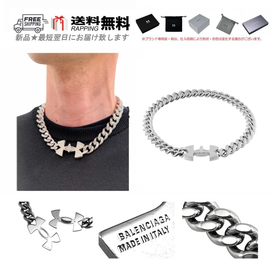 シルバーネックレス バレンシアガ アクセサリー ネックレス JP