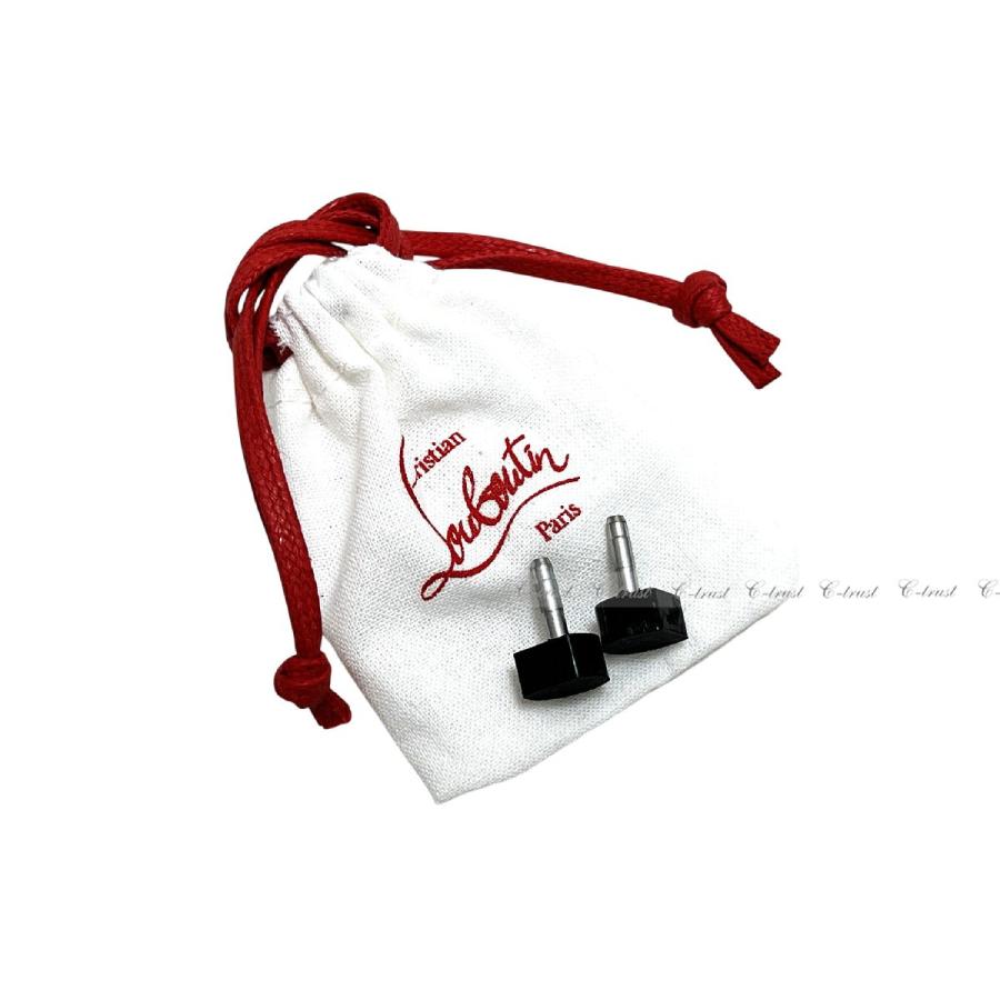 L918-35.5.. Christian Louboutin クリスチャン ルブタン ロング ブーツ PUMPPIE BOTTA 85 ハイヒール シューズ イタリア製 新品 ★ BLACKの画像