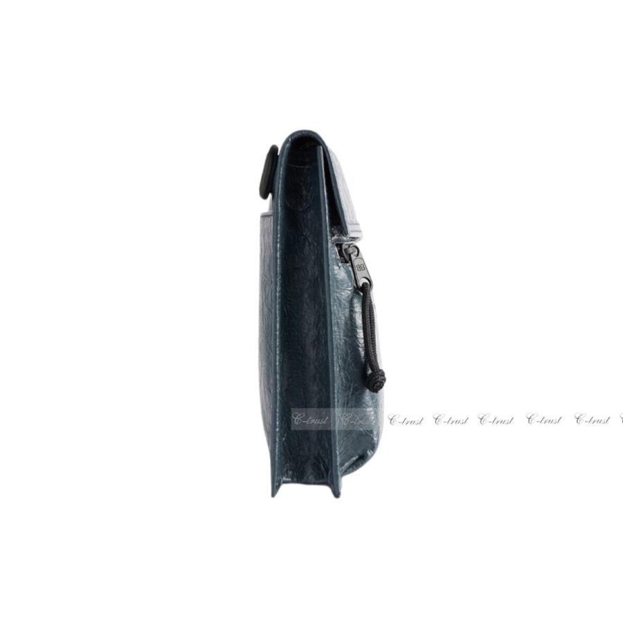 L967- BALENCIAGA バレンシアガ BAG ショルダーバッグ EXPLORER ポーチ クロスボディ ストラップ ラム革 イタリア製 新品の画像