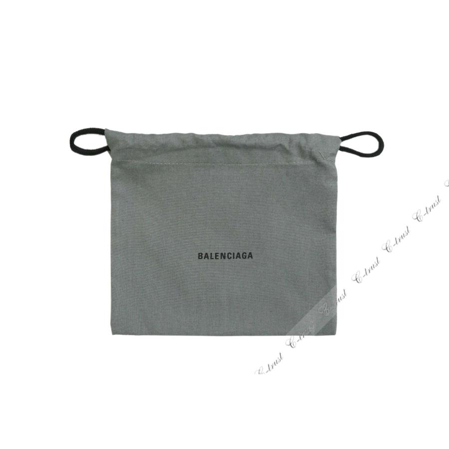 M125.. BALENCIAGA バレンシアガ ショルダーバッグ ARMY アーミー ポーチ クロスボディ BAG レザー ロゴ イタリア製 新品 ★ 1000 ブラックの画像