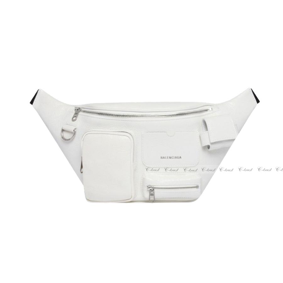 M152- BALENCIAGA バレンシアガ BAG ベルト バッグ SUPERBUSY BELTBACK ショルダー マルチジップ カーフ イタリア製 新品の画像