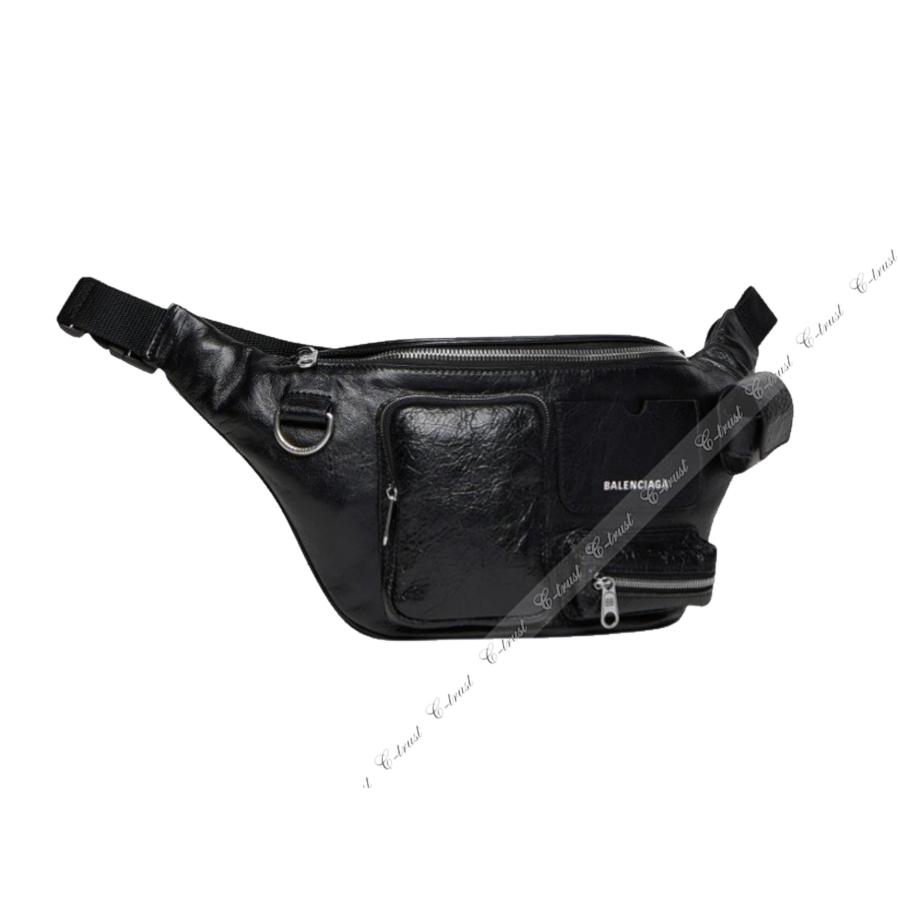 M152- BALENCIAGA バレンシアガ BAG ベルト バッグ SUPERBUSY BELTBACK ショルダー マルチジップ カーフ イタリア製 新品の画像