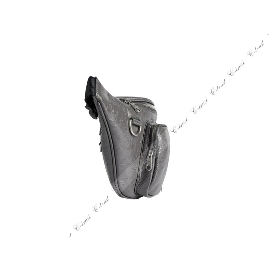 M152- BALENCIAGA バレンシアガ BAG ベルト バッグ SUPERBUSY BELTBACK ショルダー マルチジップ カーフ イタリア製 新品の画像