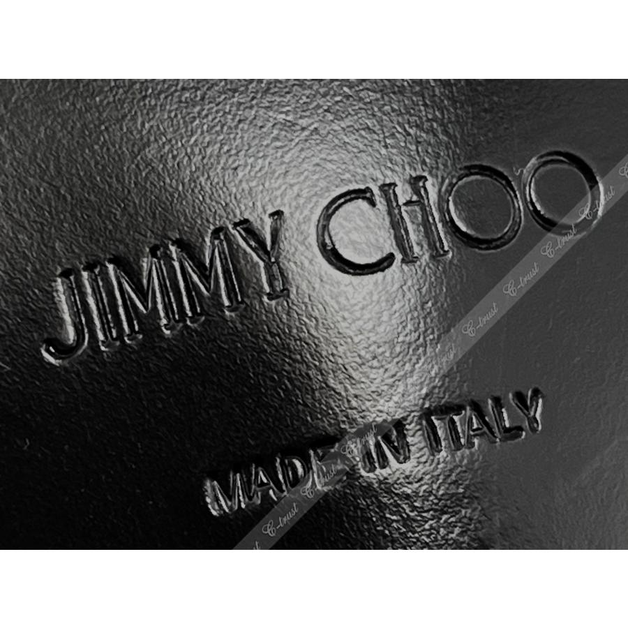M191-41.. JIMMY CHOO ジミーチュウ スリッポン JWELLED CRYSTAL テキスタイル VELVET シューズ 靴 スワロ ロゴ イタリア製 新品 ★ ブラックの画像