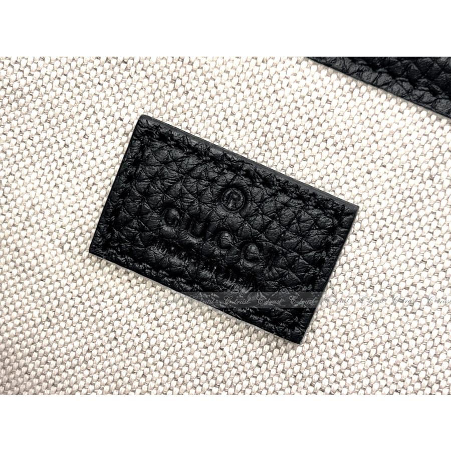 M235.. GUCCI グッチ BAG バッグ ドキュメント ケース PIUMA GG JUMBO クラッチ ポーチ カーフ レザー ロゴ イタリア製 新品 ★ 1000 BLACKの画像
