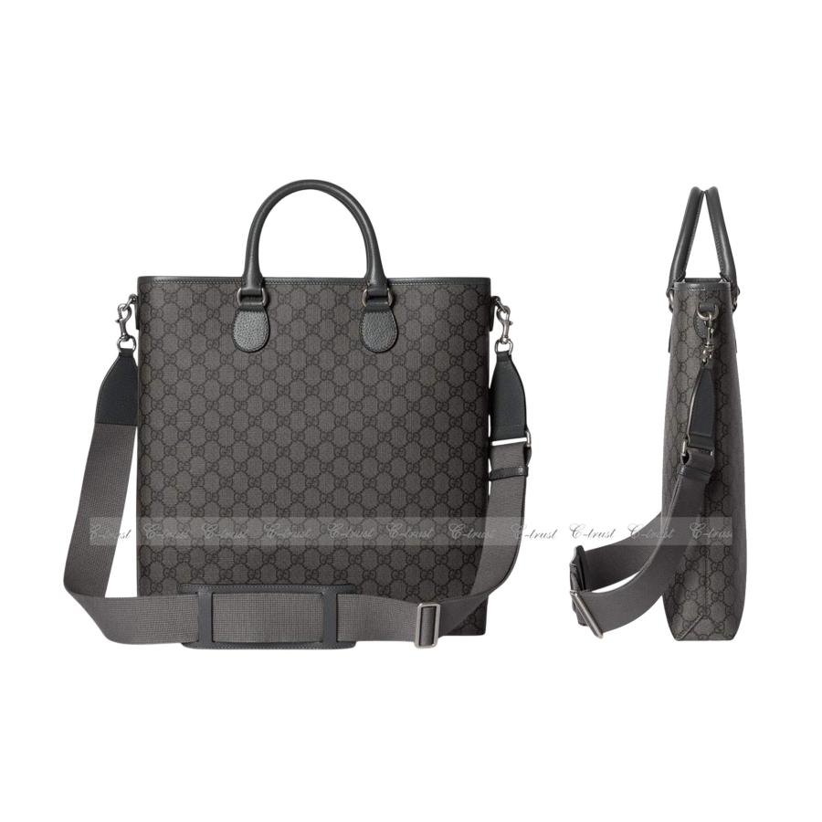 M236- GUCCI グッチ トート バッグ BAG GG スプリーム ストラップ ショッパー ロゴ イタリア製 新品の画像
