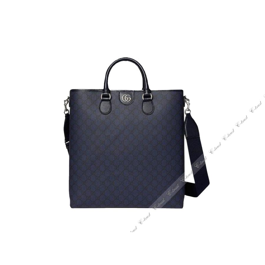 M236- GUCCI グッチ トート バッグ BAG GG スプリーム ストラップ ショッパー ロゴ イタリア製 新品の画像