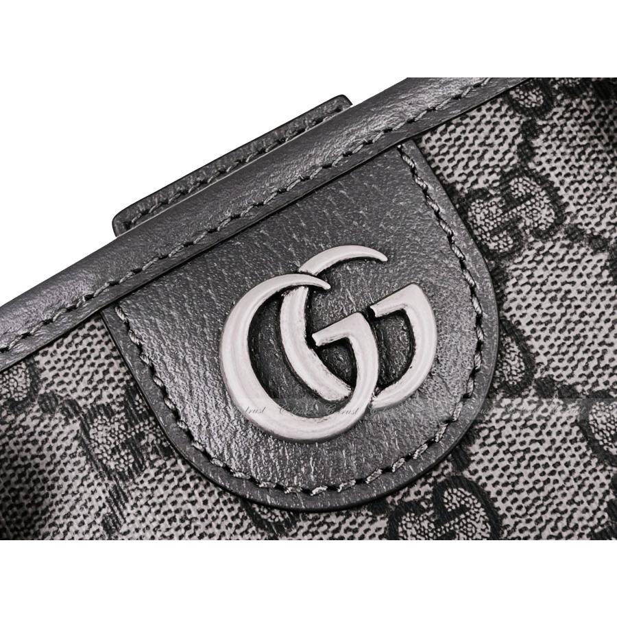 M236-GR.. GUCCI グッチ トート バッグ BAG GG スプリーム ストラップ ショッパー ロゴ イタリア製 新品 ★ 1242 GREYの画像