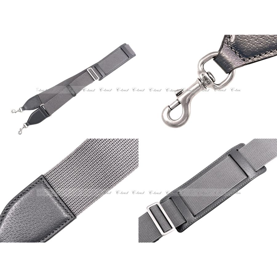 M236-GR.. GUCCI グッチ トート バッグ BAG GG スプリーム ストラップ ショッパー ロゴ イタリア製 新品 ★ 1242 GREYの画像