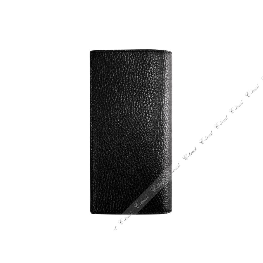 M241.. GUCCI グッチ 財布 ウォレット 長財布 二つ折り ダラー カーフ レザー GG ロゴ イタリア製 新品 ★ 1000 BLACKの画像