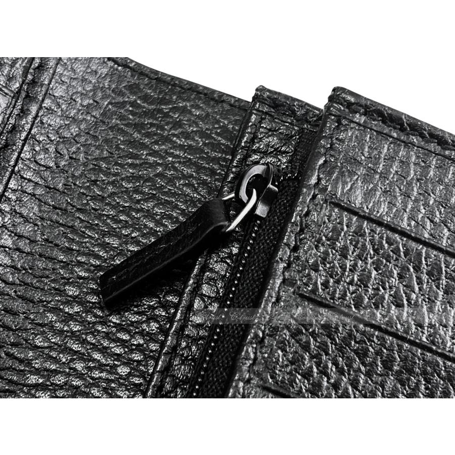 M241.. GUCCI グッチ 財布 ウォレット 長財布 二つ折り ダラー カーフ レザー GG ロゴ イタリア製 新品 ★ 1000 BLACKの画像