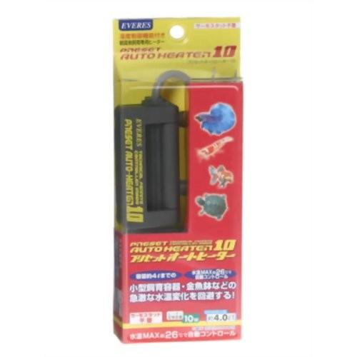 エヴァリス プリセットオートヒーター 10 快適水温 水槽の温度を