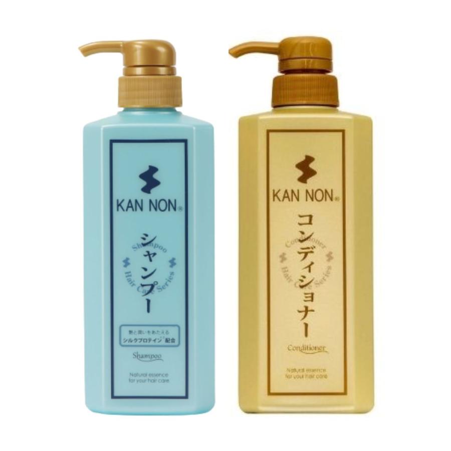 観音温泉ヘアケアセット】シャンプー 本体700ml＋コンディショナー