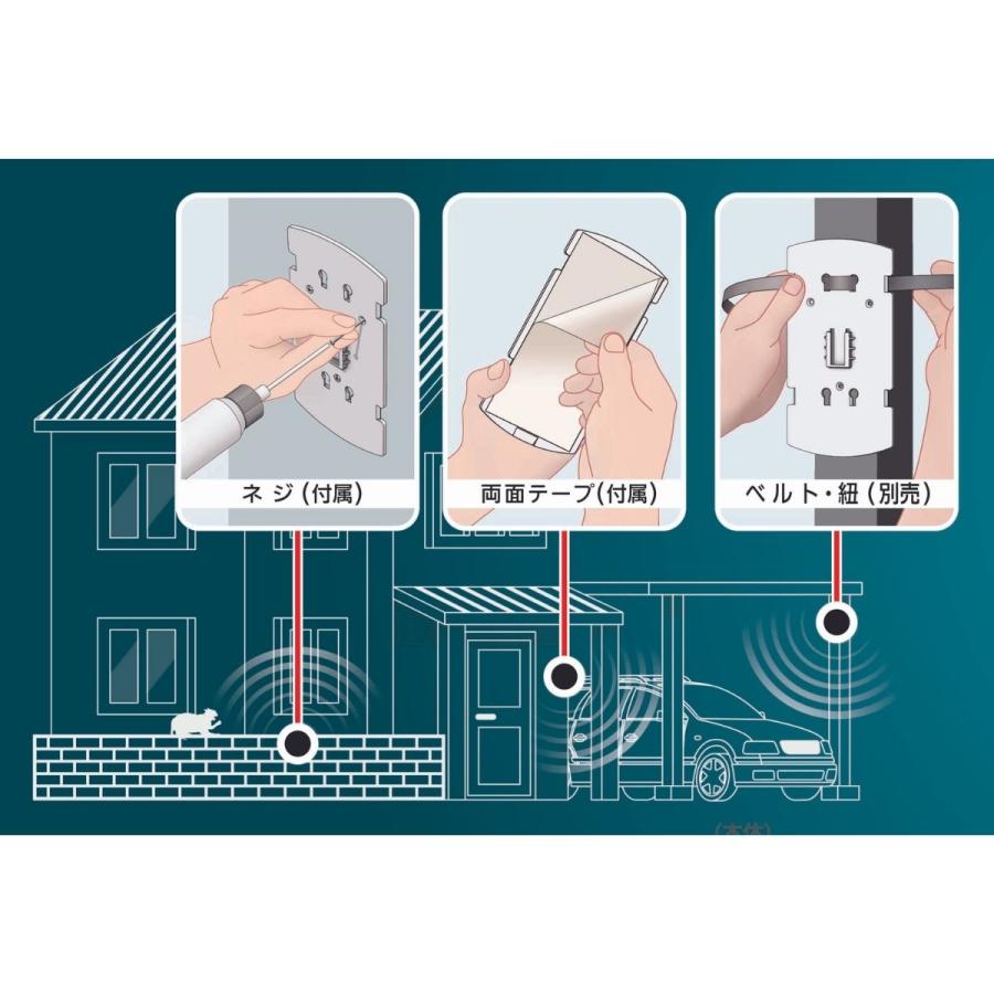 ユタカメイク ガーデンバリア スポット GDX-SP 電池式（別売）ネコよけ 猫よけ 退治 撃退 糞尿 被害 対策の画像