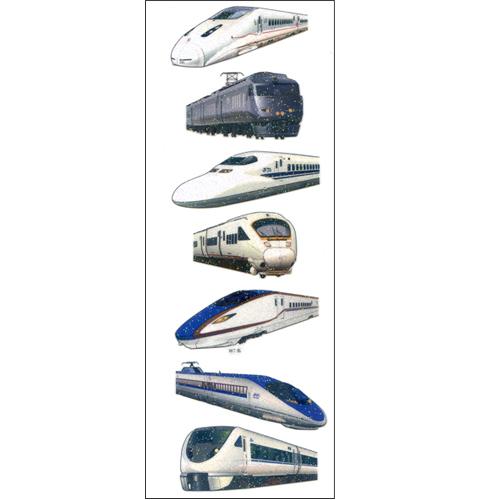 ラメ入りシール JR西日本・JR九州 新幹線・特急 NR501【JR公認】鉄道