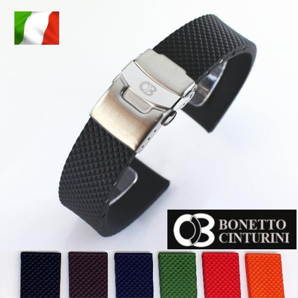 時計ベルト バンド BC ボネット・シンチュリーニ ラバーべルト 20mm