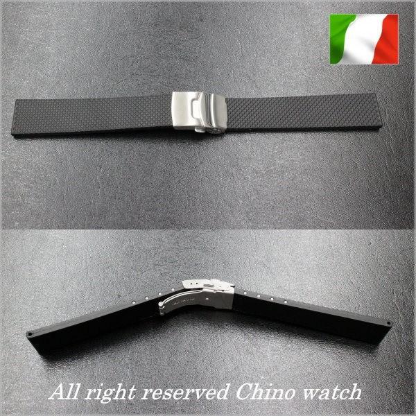 時計ベルト バンド BC ボネット・シンチュリーニ ラバーべルト 20mm