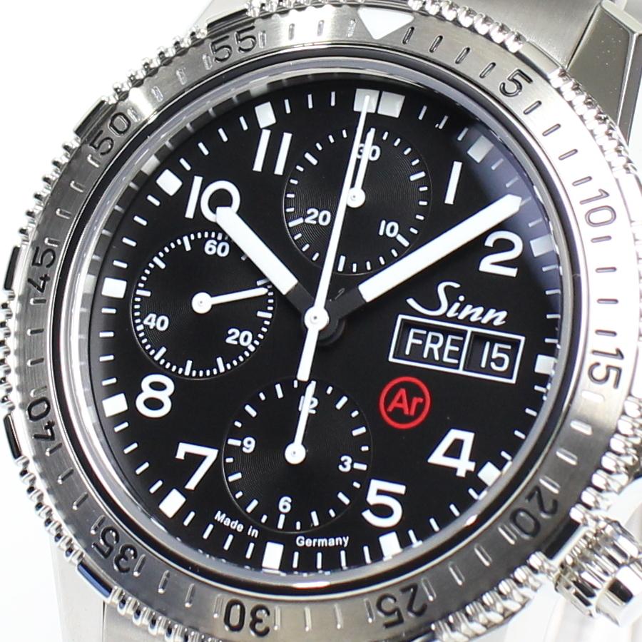 Sinn（ジン） Sinn 206.ST.AR.M 自動巻き クロノグラフ 腕時計 メンズ