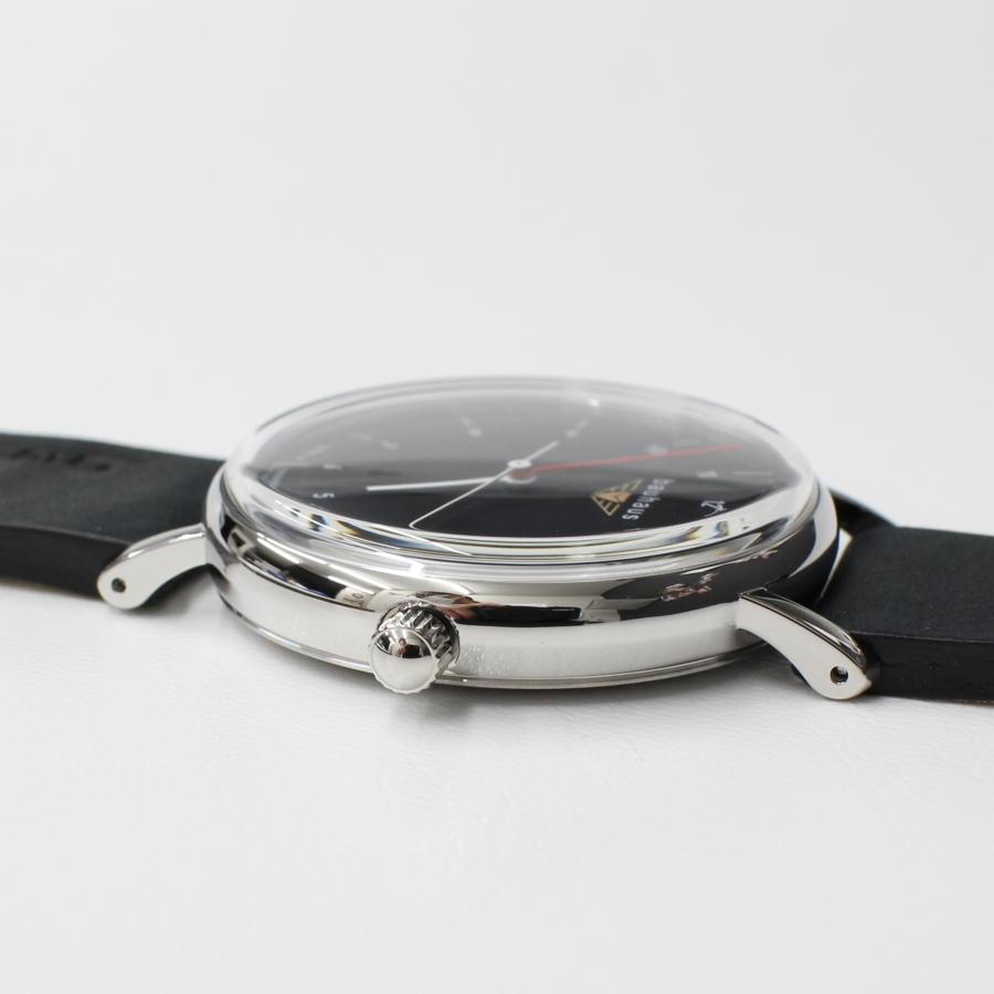 バウハウス 腕時計 BAUHAUS 2140-2QZ BLACK クォーツ ドイツ時計 送料無料の画像