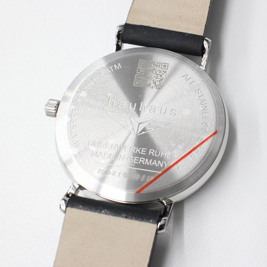 バウハウス 腕時計 BAUHAUS 2140-2QZ BLACK クォーツ ドイツ時計 送料無料の画像