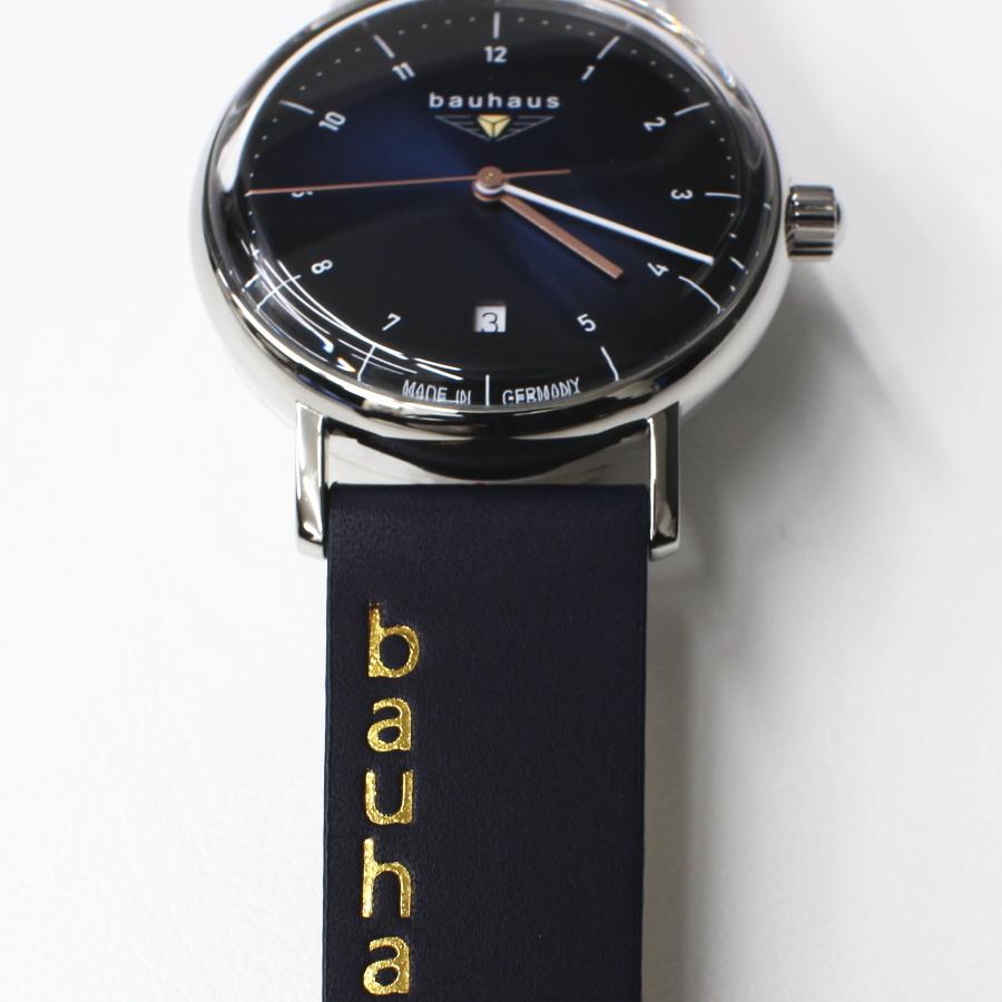 バウハウス 腕時計 BAUHAUS 2141-3QZ ダークブルー文字盤 クォーツ ドイツ時計 送料無料｜c-watch｜05