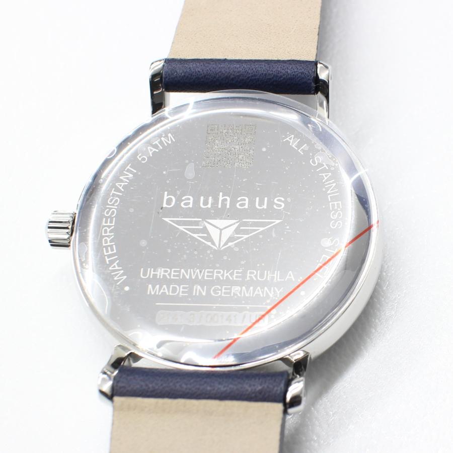 バウハウス 腕時計 BAUHAUS 2141-3QZ ダークブルー文字盤 クォーツ 