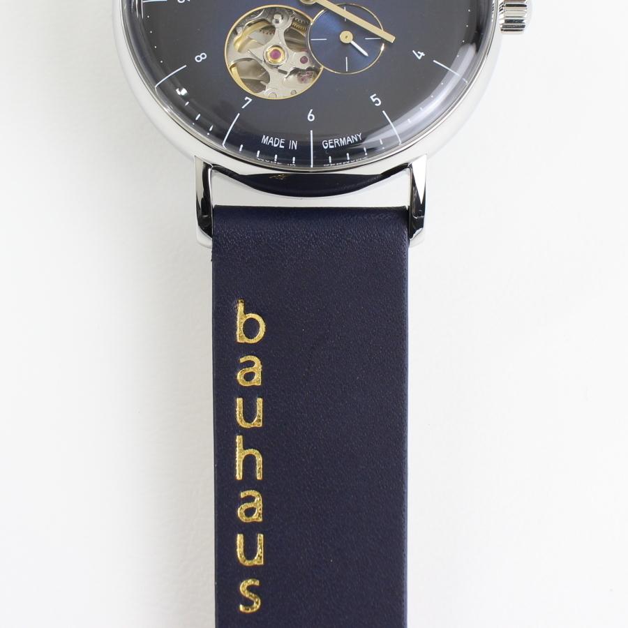 バウハウス 腕時計 BAUHAUS 2166-3AT ダークブルー 自動巻き ドイツ時計 送料無料｜c-watch｜04