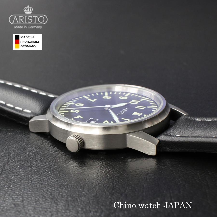 アリスト 腕時計 Aristo PILOT クォーツ 3H07 メンズ腕時計 送料無料