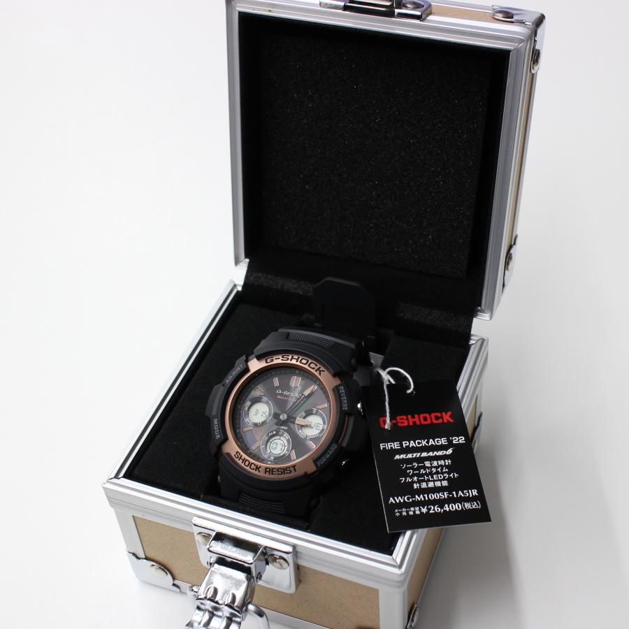 Gショック 腕時計 カシオ G-SHOCK ファイアー・パッケージ AWG-M100SF-1A5JR ソーラー電波時計 メンズ腕時計 送料無料｜c-watch｜04
