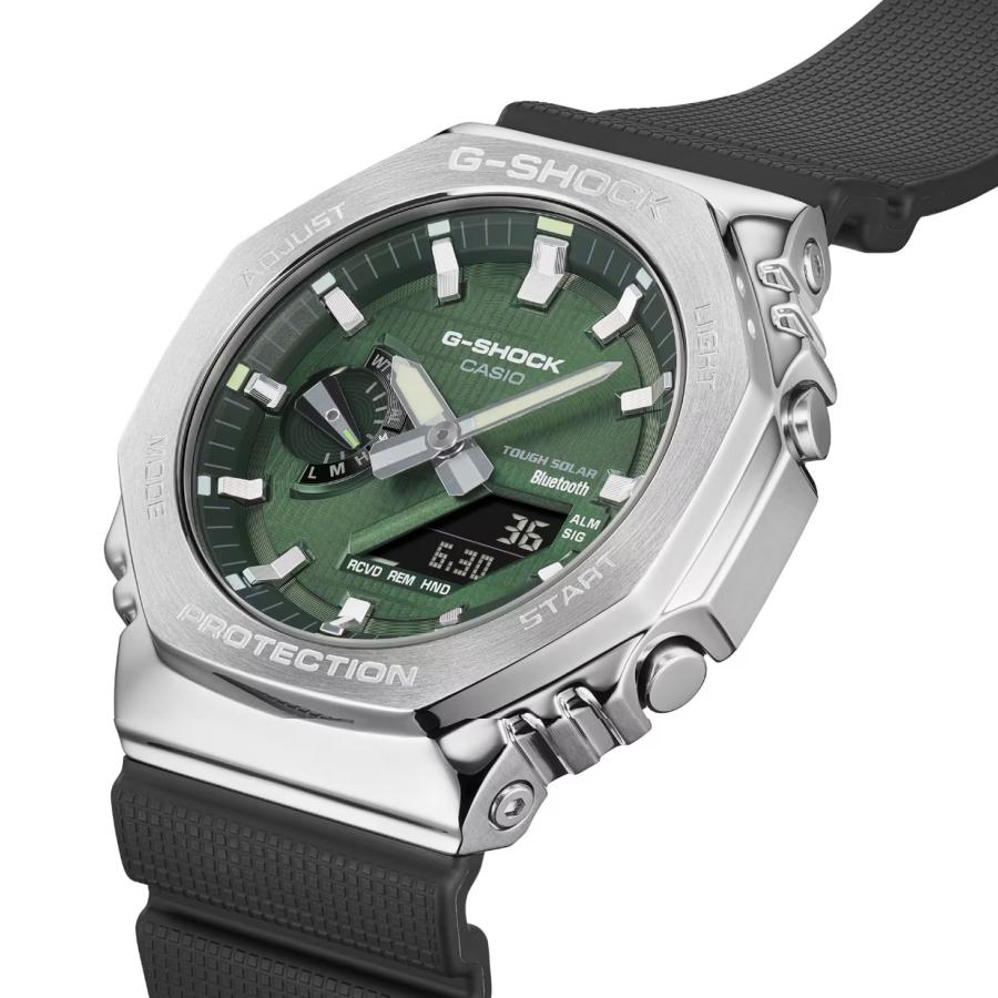 美品 GBM-2100A-1A3JF グリーンBluetoothソーラー GBM-2100A-1A3JF | CASIO