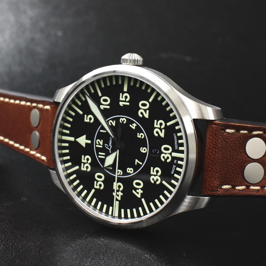 ラコ 腕時計 Laco PILOT Zurich.2.D40 861806.2.D クォーツ パイロットウォッチ メンズ腕時計 送料無料の画像