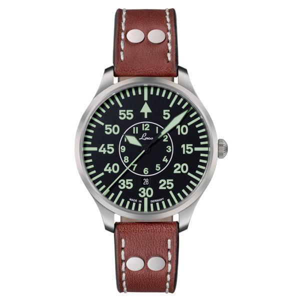 ラコ 腕時計 Laco PILOT Zurich.2.D40 861806.2.D クォーツ パイロットウォッチ メンズ腕時計 送料無料の画像