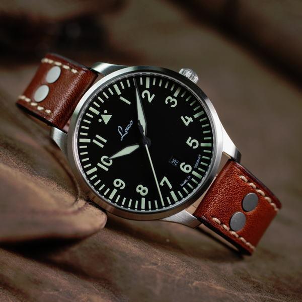 ラコ 腕時計 Laco PILOT Genf.2.D40 861807.2.D クォーツ パイロット 