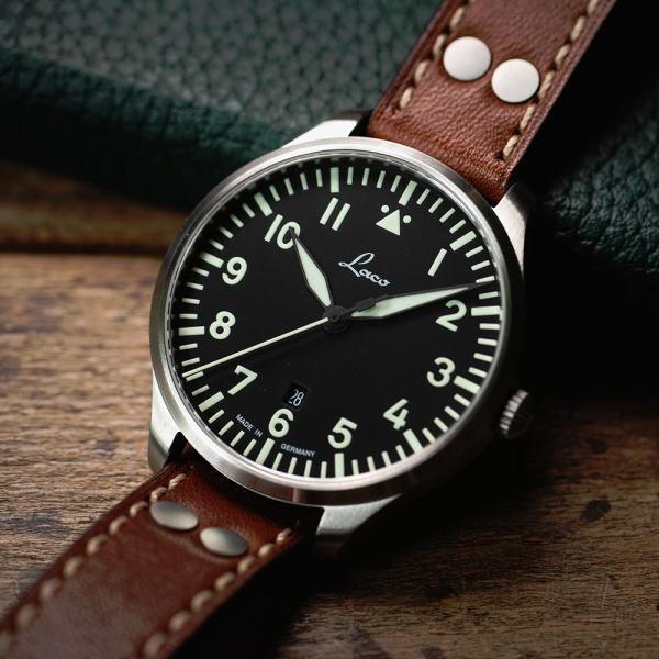 ラコ 腕時計 Laco PILOT Genf.2.D40 861807.2.D クォーツ パイロットウォッチ メンズ腕時計 送料無料の画像
