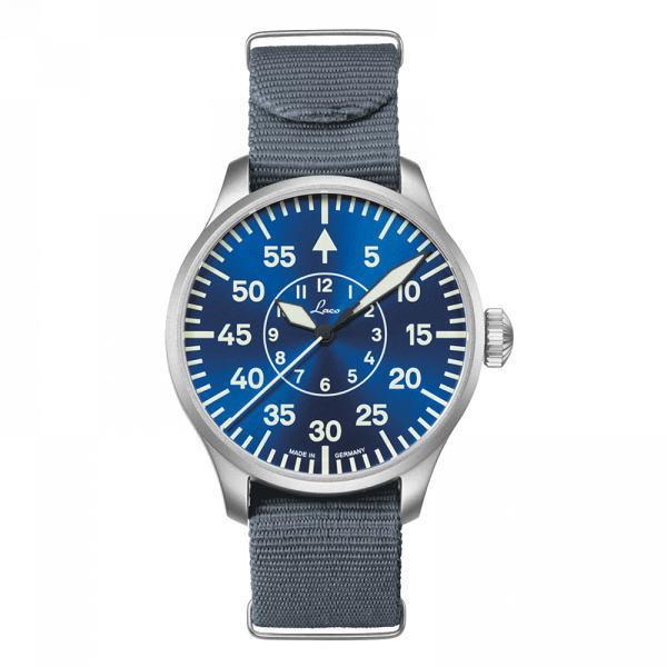 ラコ 腕時計 Laco 862101 Aachen42 Blaue Stunde アーヘン ブラウシュトゥンデ 自動巻き メンズ腕時計