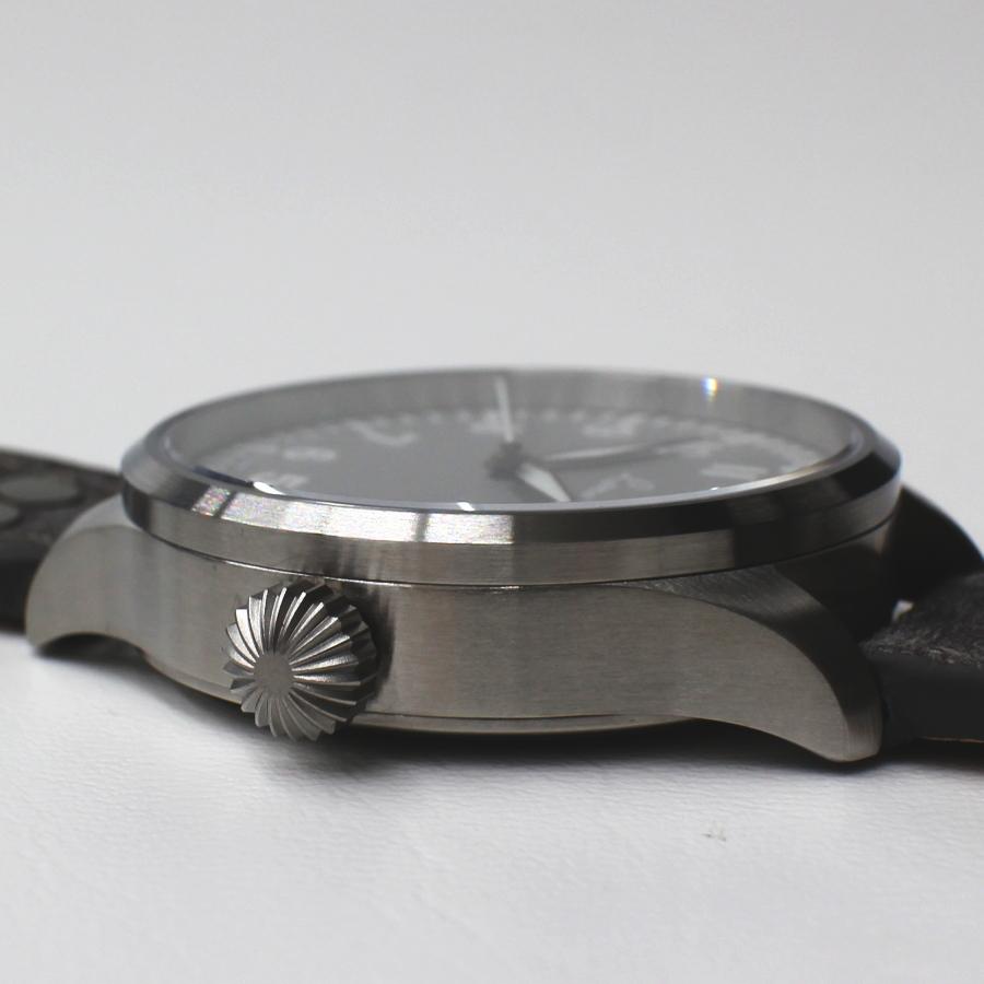ラコ 腕時計 Laco PILOT 862161 Augsburg39 Grau アウクスブルク39 グラウ 自動巻き パイロットウォッチ メンズ腕時計 送料無料｜c-watch｜05