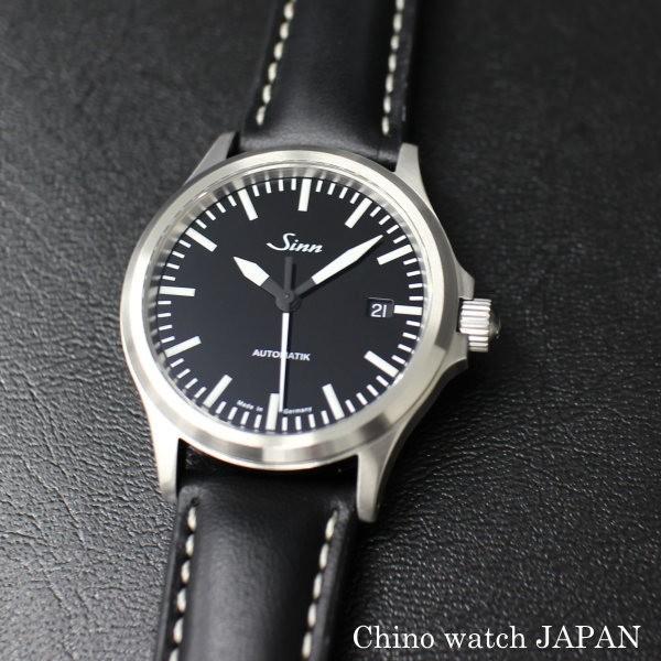 Sinn ジン 556 自動巻き 腕時計 ロシアンカウレザーストラップ Sinn ジン 556 自動巻き 腕時計 ロシアンカウレザーストラップ