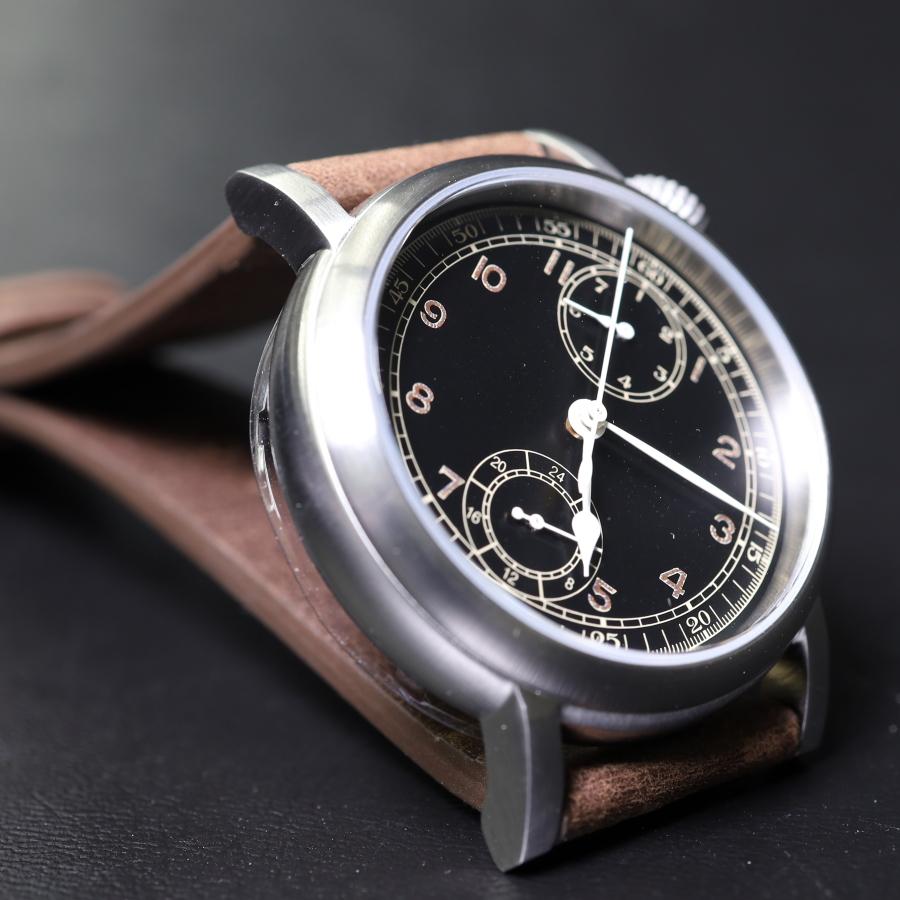 M.R.M.W. TYPE A-7 Aviation Hack Watch Black クォーツ 腕時計 時計 送料無料の画像