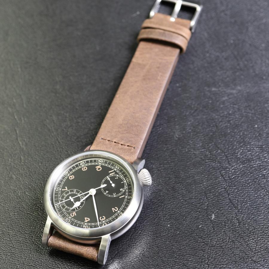 M.R.M.W. TYPE A-7 Aviation Hack Watch Black クォーツ 腕時計 時計 送料無料の画像