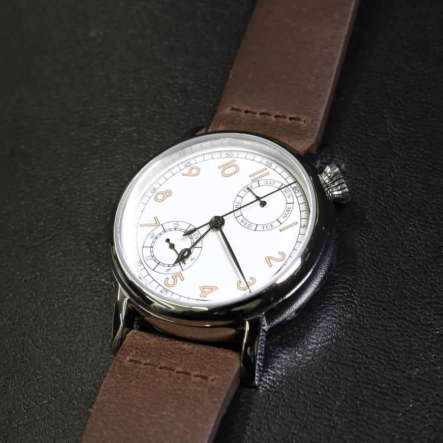 M.R.M.W. TYPE A-7 Aviation Hack Watch White クォーツ 腕時計 時計 送料無料の画像