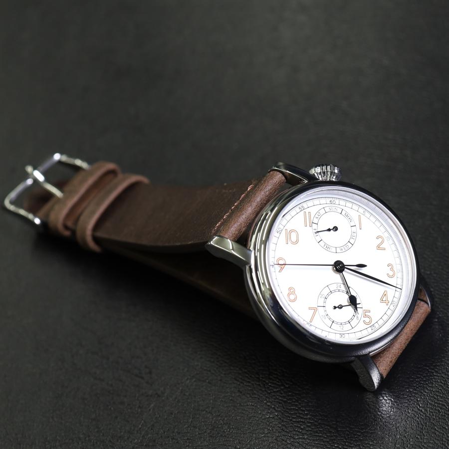 M.R.M.W. TYPE A-7 Aviation Hack Watch White クォーツ 腕時計 時計 送料無料の画像