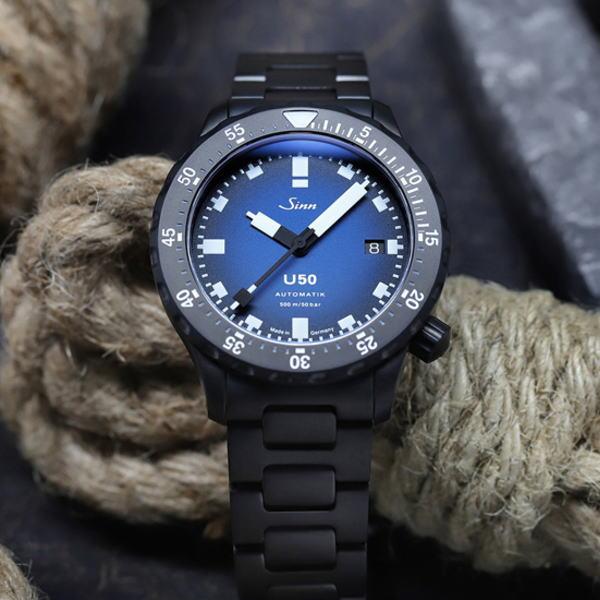 Sinn 再入荷 ジン 世界限定500本 U50.S.BS.M ブレスレットモデル 自動  