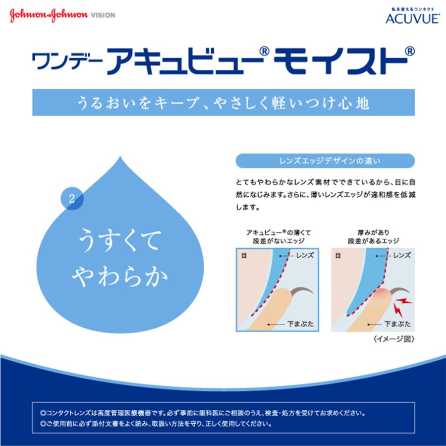 ワンデー アキュビュー モイスト 90枚入×8箱 / 送料無料 | ACUVUE | 02