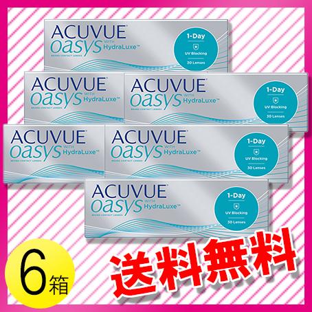 ワンデー アキュビュー オアシス 30枚入×6箱 / 送料無料 / メール便 | ACUVUE