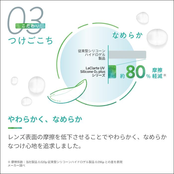 LaClarte(ラクラルテ) 2ウィーク UV Silicone O2 plus 6枚入×2箱 / 送料無料 / メール便 | LaClarte | 06