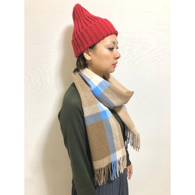 マフラー ウール混素材がうれしい♪トラディショナルなチェック柄