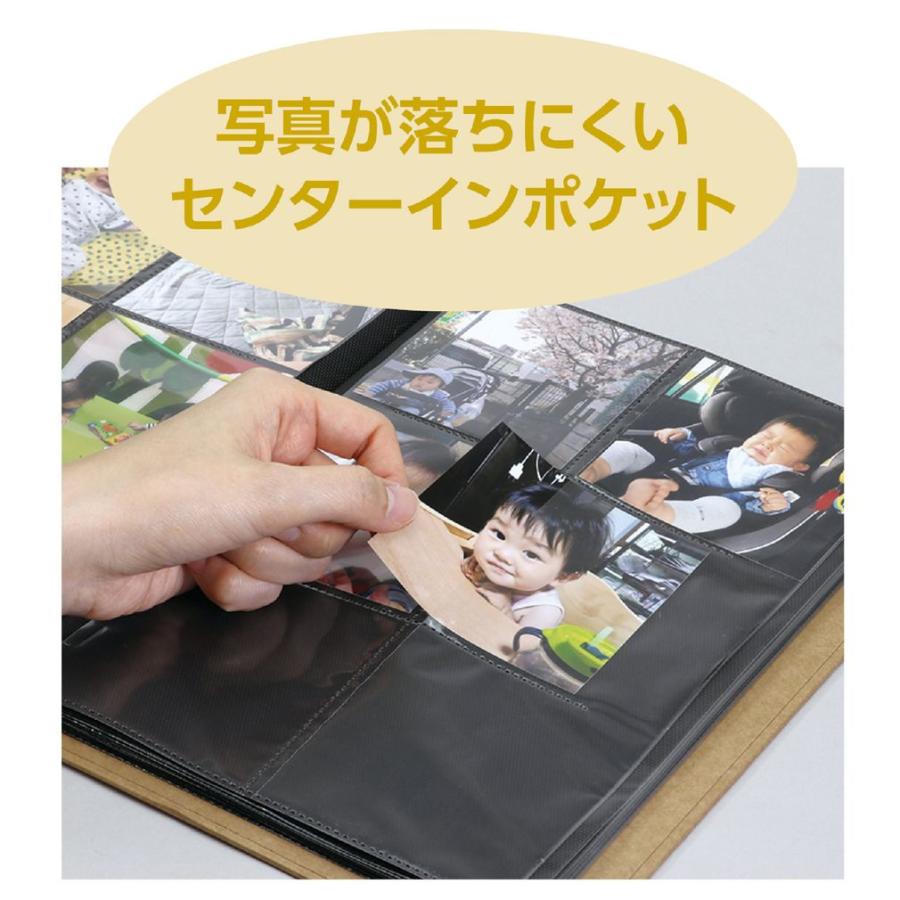 お絵かき ましかくアルバム 6面タイプ 手芸 デコパージュ 写真ケース