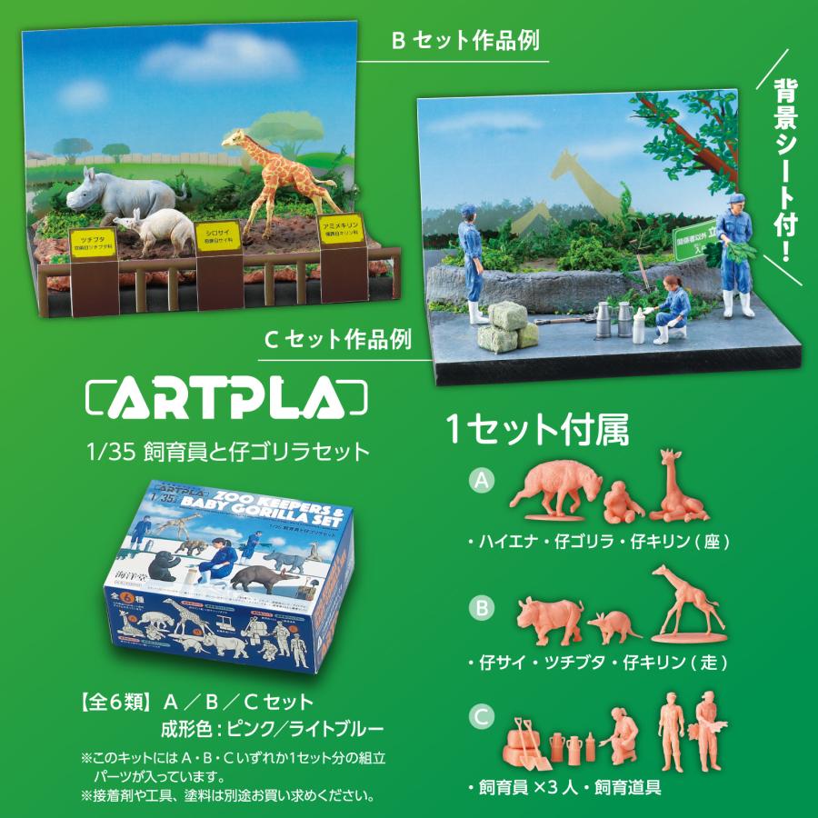 工作キット Dioramart ジオラマート 動物園 ミニチュア フィギュア